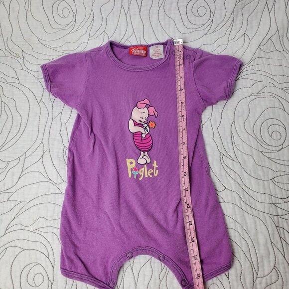 FREE WITH PURCHASE [3M] Purple Disney Piglet Baby Outfit - Picture 4 of 5